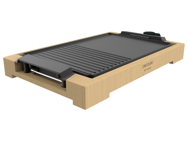 Plancha de asar eléctrica Tasty&Grill 2000 Bamboo Black.