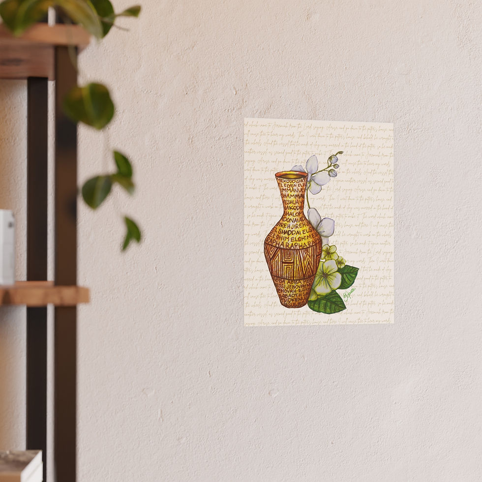 Thumbnail: "Filled" Jeremiah 18 Vessel Art Print (Satin and Archival Matte Posters)
