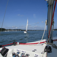 The fleet pictured from Echo heading to Woolverstone