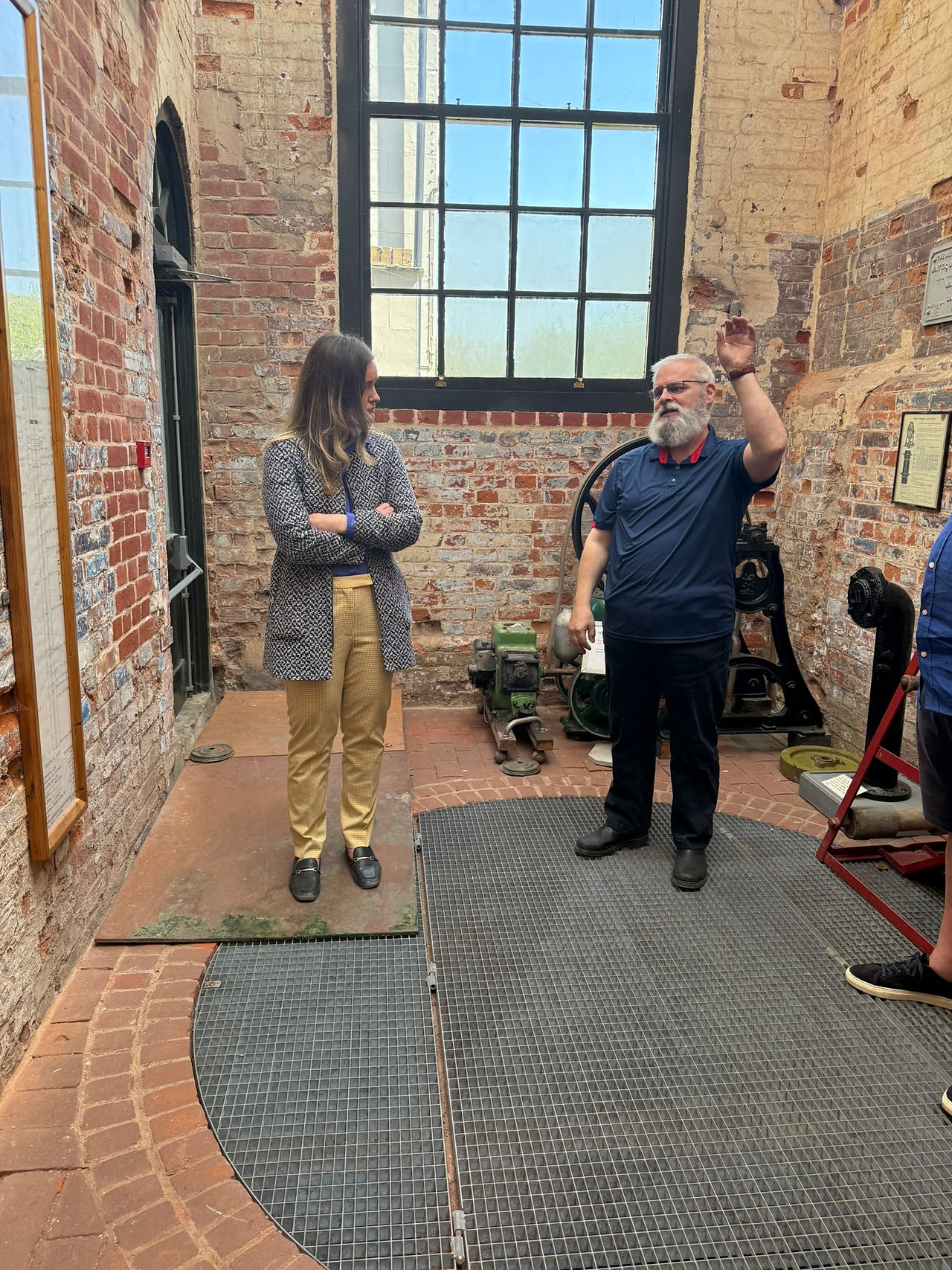 Jenny at The Long Shop Museum