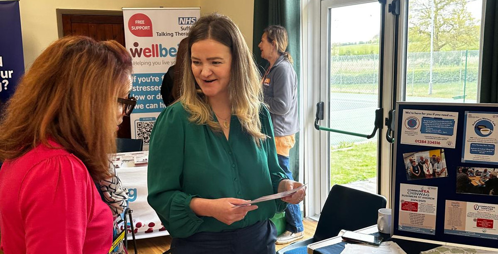 Jenny at the Dementia Awareness Roadshow.