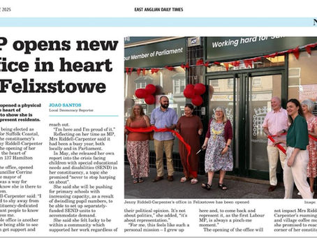 Constituency Office Official Opening