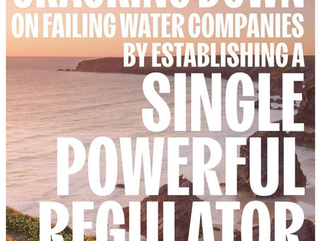 Water Regulation Overhaul Announcement