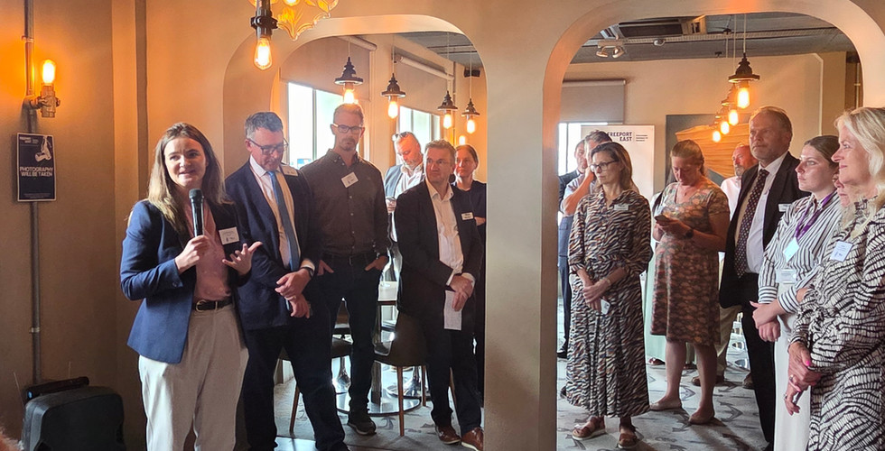 Jenny speaking at the event.