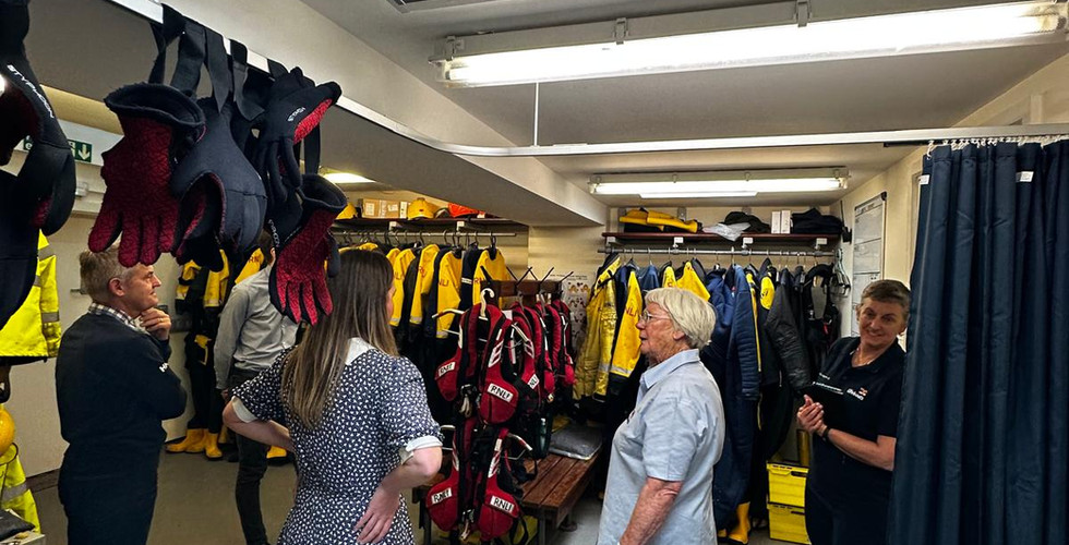 Jenny at the RNLI Aldeburgh