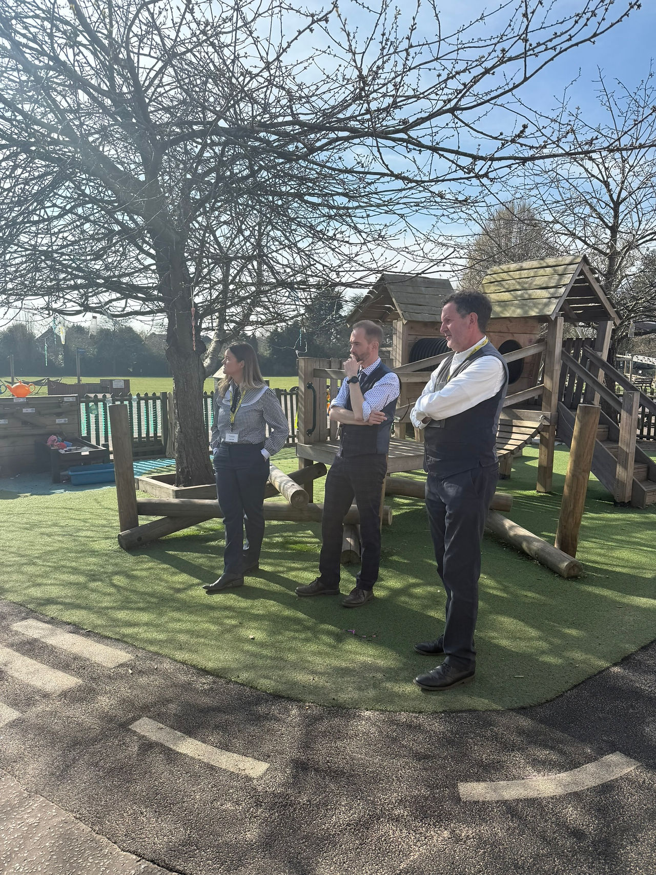 Jenny visiting Kyson Primary School
