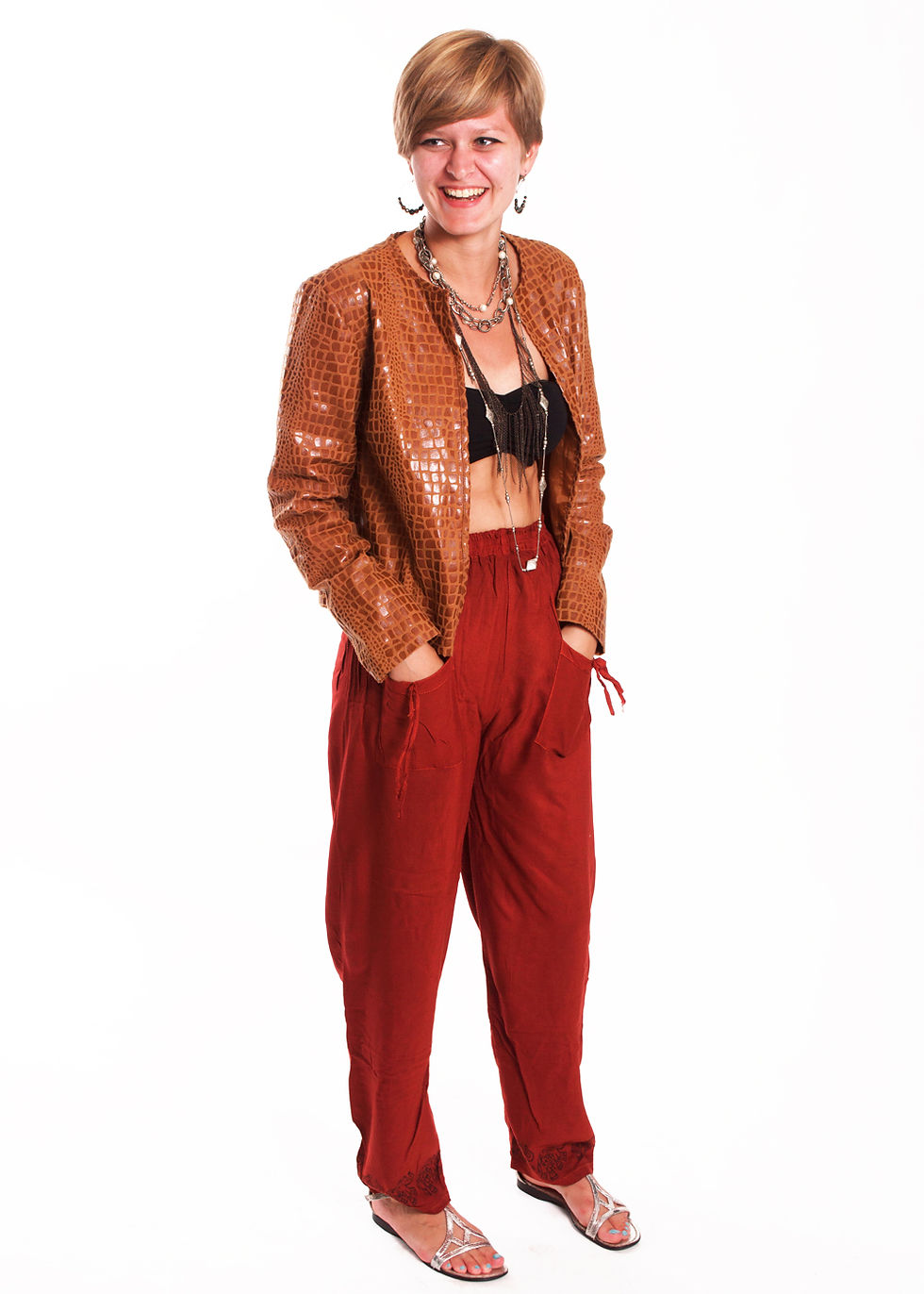 Relaxer Pants in Rust