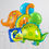 Thumbnail: Brontosaurus Birthday Dinosaur Duo Inflated Crazy Balloon Bunch