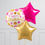 Thumbnail: Pink Happy Birthday Inflated Foil Balloons