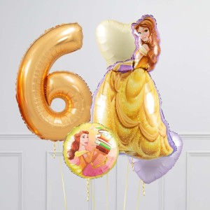 Thumbnail: Belle Princess Birthday Inflated Birthday Crazy Balloon Bunch