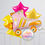 Thumbnail: Disco Rollerskate Birthday Inflated Crazy Balloon Bunch