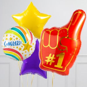 Thumbnail: You're Number One Inflated Balloon Package