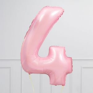 Thumbnail: Inflated Lavender Rose Birthday Balloon Numbers