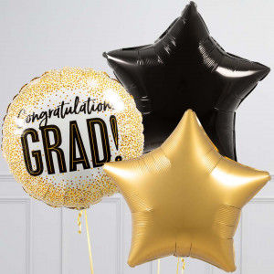 Thumbnail: Congratulations on Graduating Inflated Foil Balloon Bunch