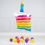 Thumbnail: Happy 15th Birthday Cake Inflated Balloon Package