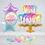 Thumbnail: Pastel Birthday Cake Inflated Balloon Package