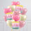 Thumbnail: Thinking Of You Iridescent Pink Mint Inflated Foil Balloon Bunch