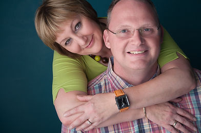 Your hosts at La Vecchia Casa, Barbara & Nigel