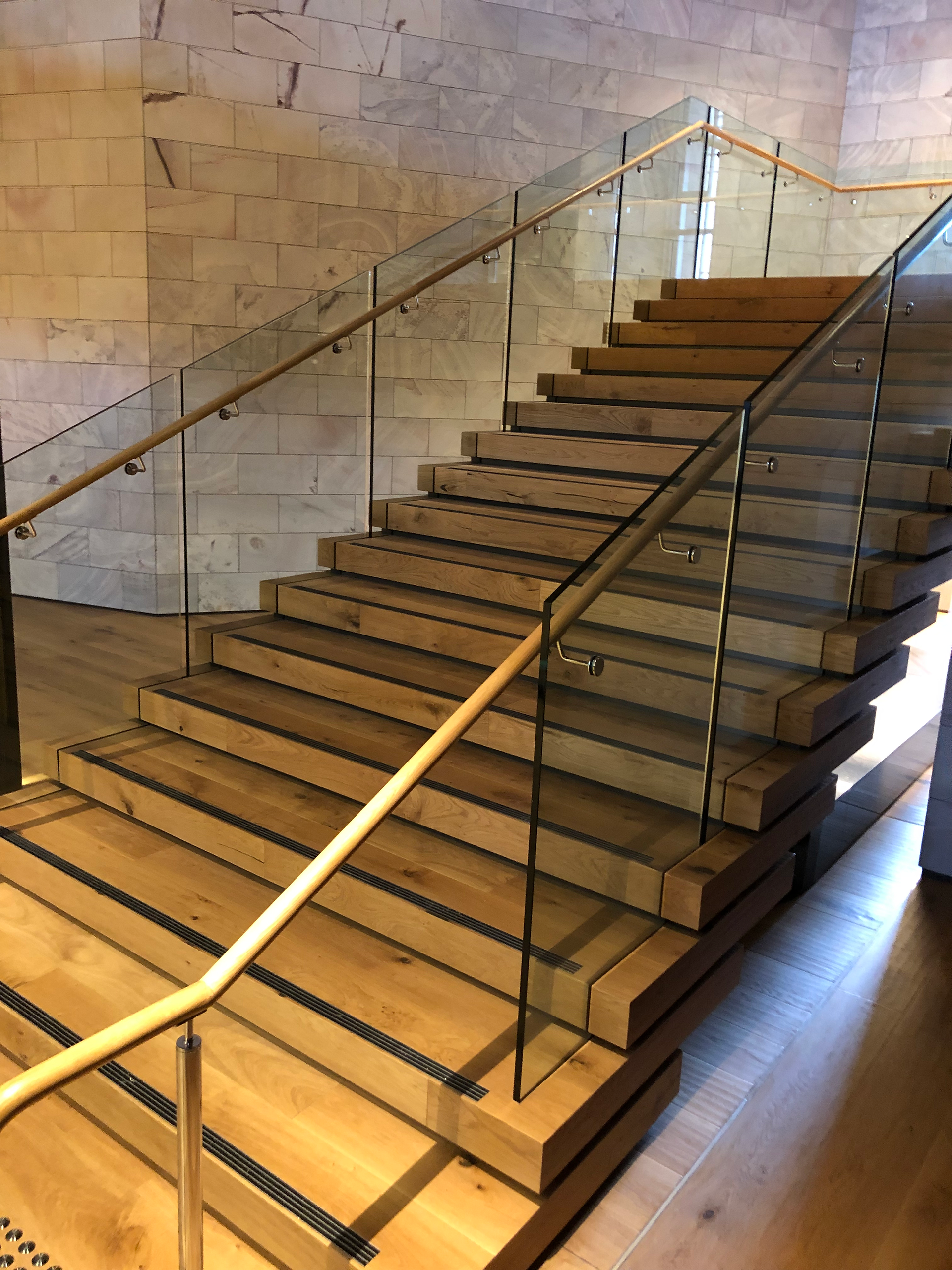 Ritz Carlton. Custom stairs. Timber stairs.  ByFinesse Perth