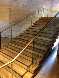 Ritz Carlton. Custom stairs. Timber stairs.  ByFinesse Perth
