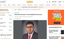 Sahen Karamchandani - The next Big Bull of the market