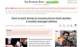 How to pick stocks in current pricey stock market: A wealth manager advises