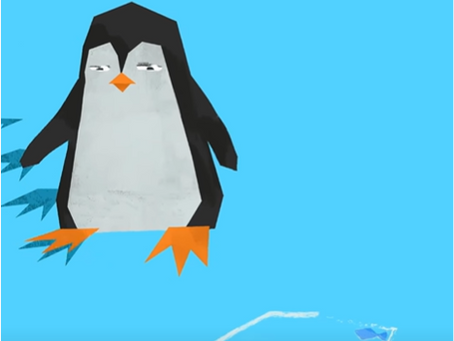 На лід узимку не ступай — респект пінгвіна здобувай!