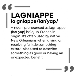 Lagniappe definition