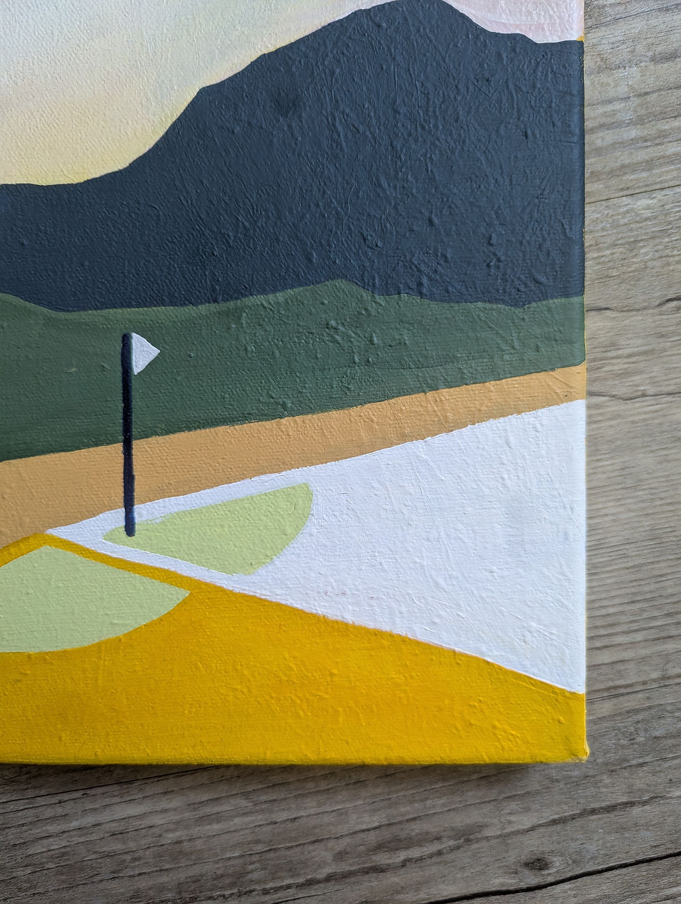 Thumbnail: The Only Tee Acrylic Painting