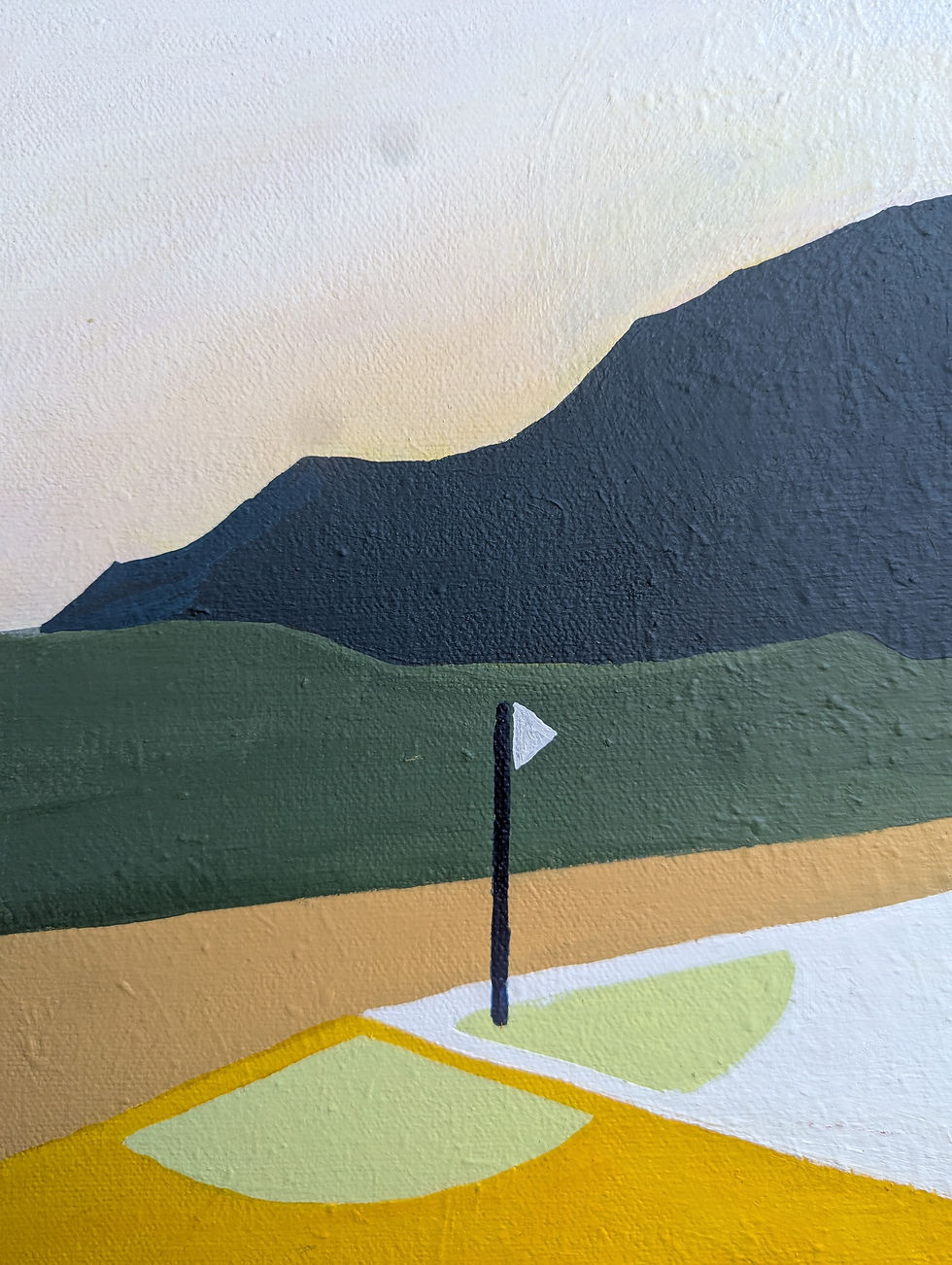 Thumbnail: The Only Tee Acrylic Painting