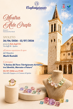 CONCLUSA CON SUCCESSO LA MOSTRA ORAFA DI SPOLETO: L'ECCELLENZA DELL'ARTIGIANATO PROTAGONISTA