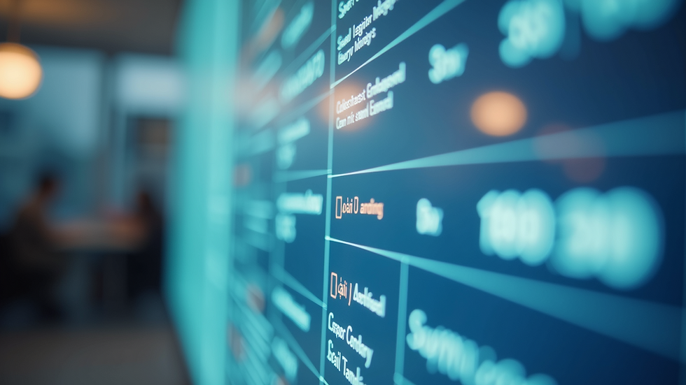 Close-up view of a digital project management board with tasks and deadlines