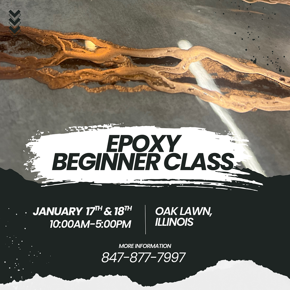 Epoxy Countertop Beginner Class  