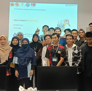 A day in Data Analytics @ Xiamen University Malaysia (XMUM)