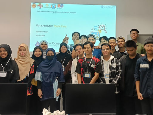A day in Data Analytics @ Xiamen University Malaysia (XMUM)