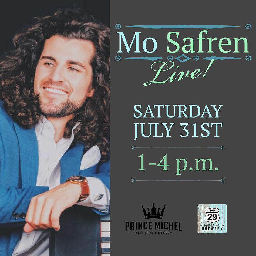 Live Music by Mo Safren!