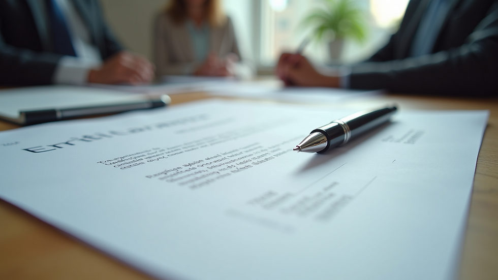 High angle view of a certificate and pen on a table