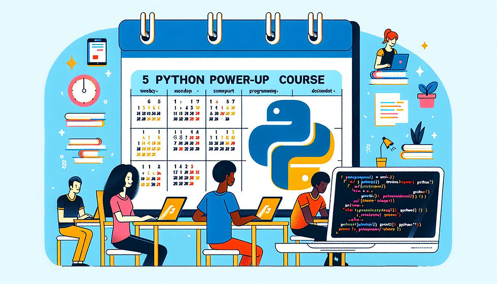 Python Power-Up Course: Step Into Coding in 5 Weeks