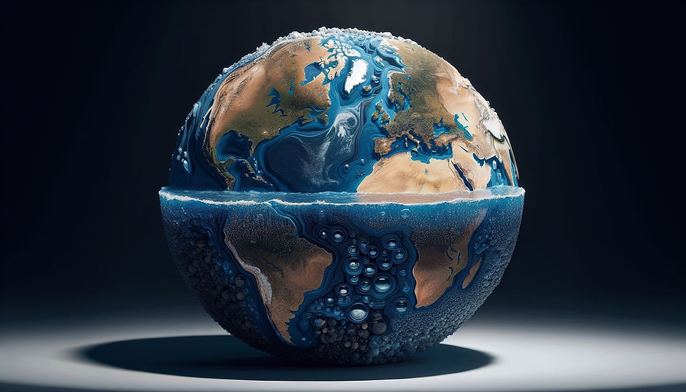 VFX Artist Reveals How Much Water is Actually on Earth