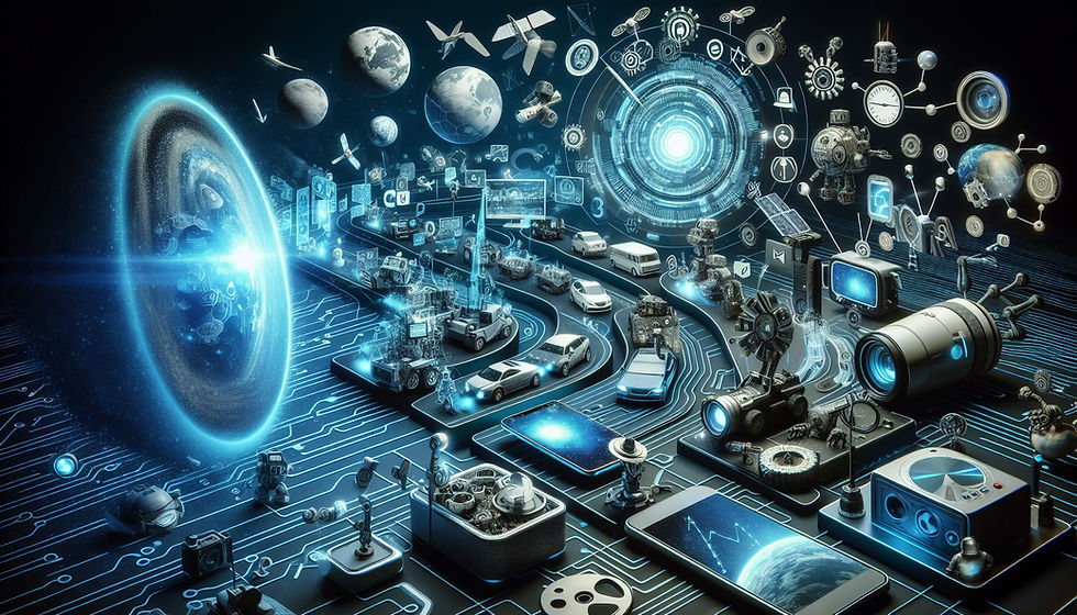 Timelapse of Future Technology