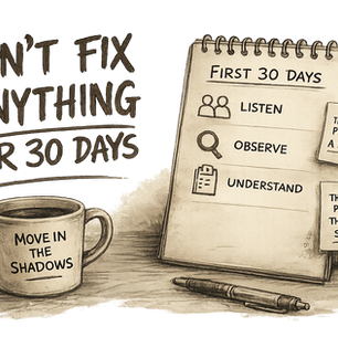 Don't Fix Anything