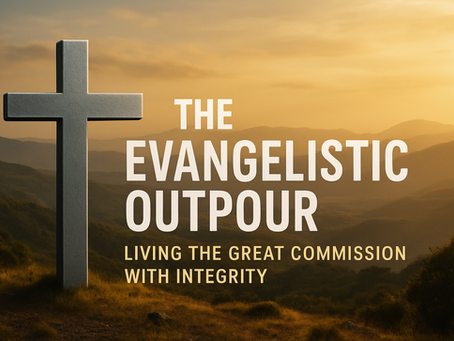 The Evangelistic Outpour: Living the Great Commission with Integrity