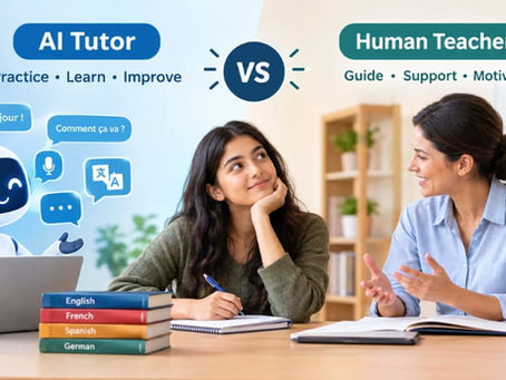 AI Tutor vs Human Language Teacher