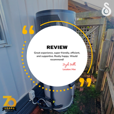 Review on Solahart Moe install
