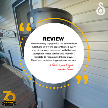 Review on Solahart Cowes install