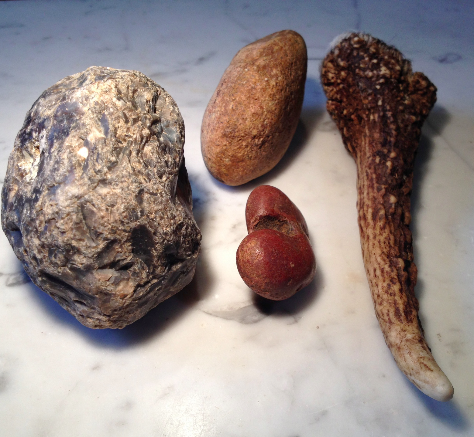 A Flintknapper's toolkit Stone Age Artifacts