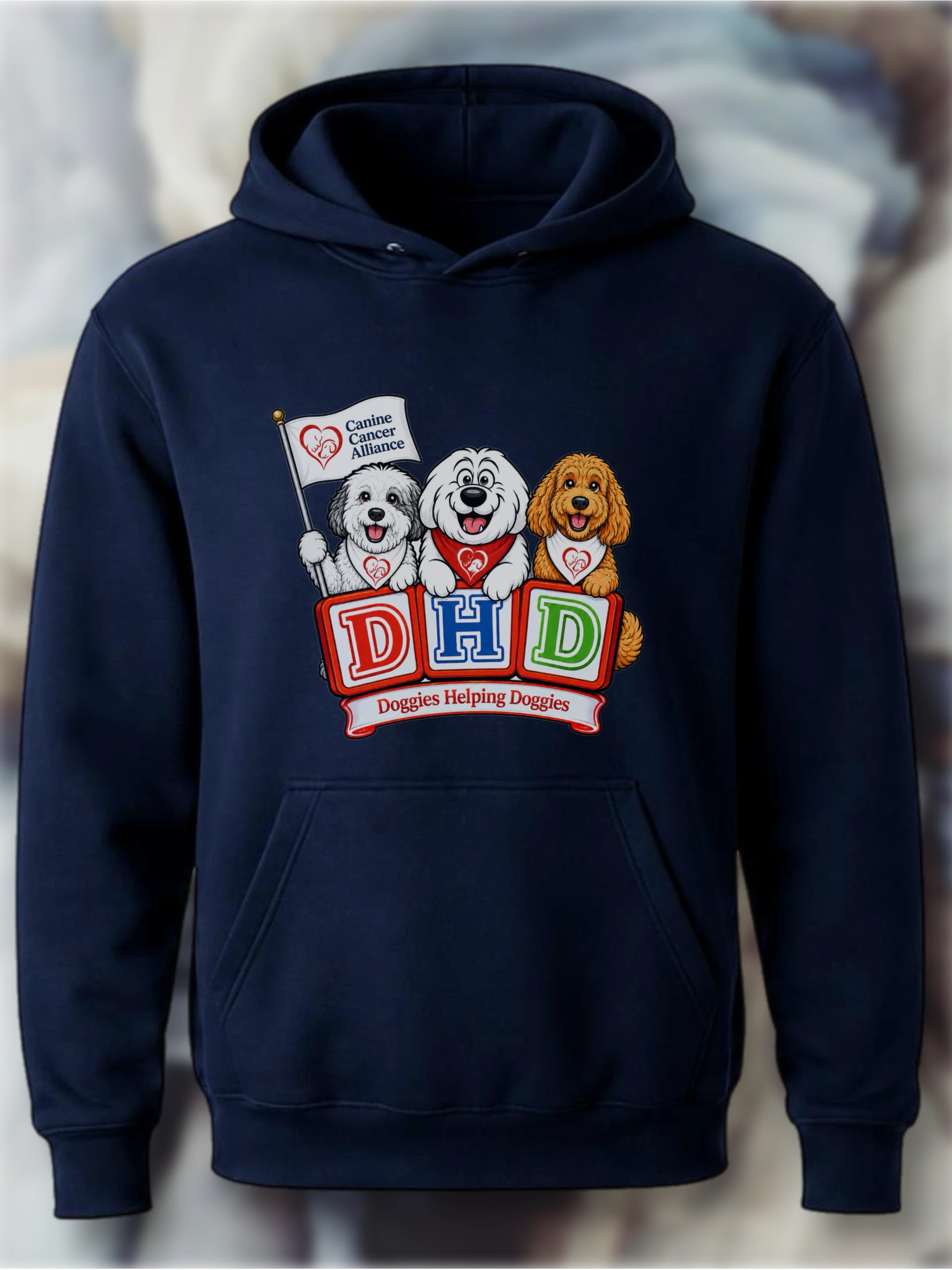 Doggies Helping Doggies DTF Hoodie product image 8