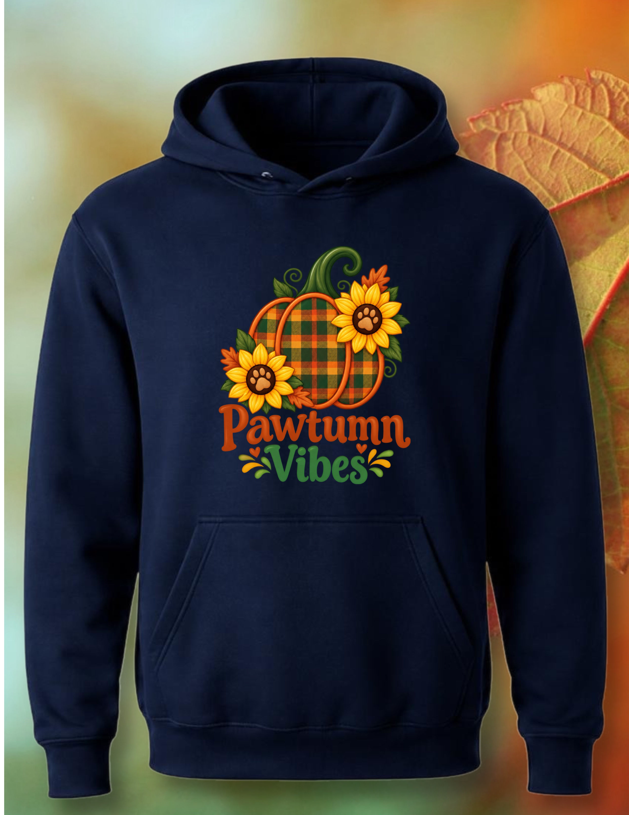 Pawtumn Vibes Pullover Hoodie Sweatshirt