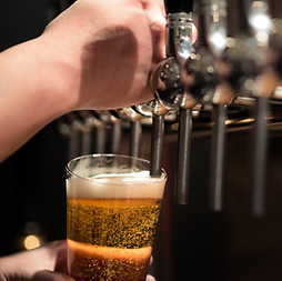 Beer on tap