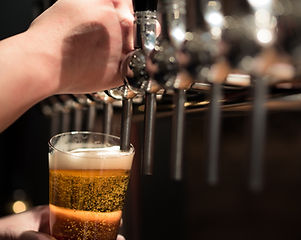 Beer on tap